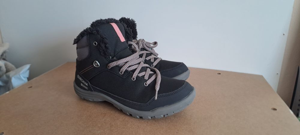 Buty trapery damskie ocieplane waterproff