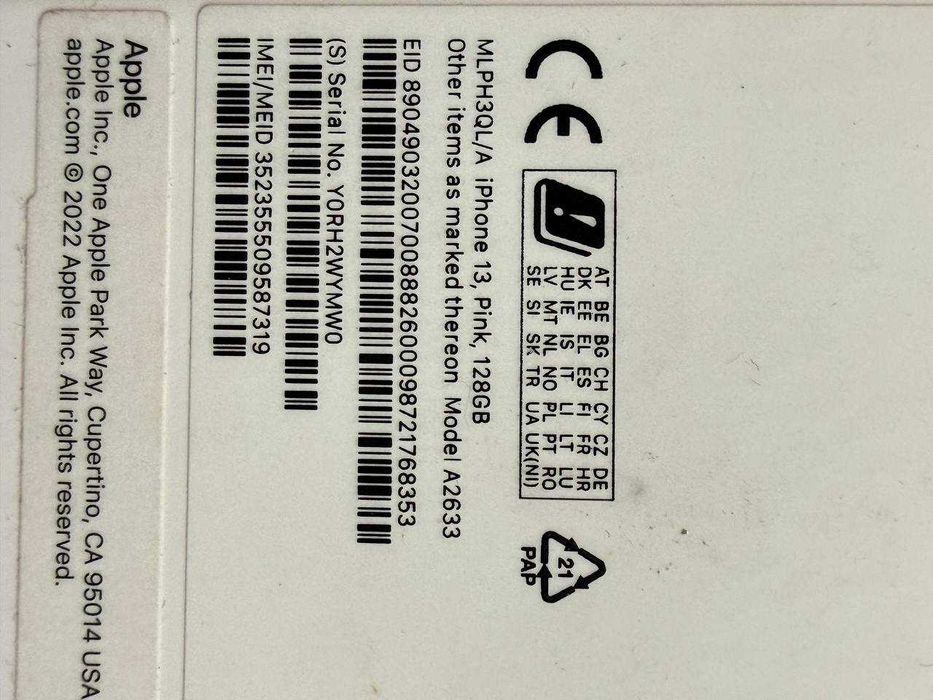 Iphone 13 Pink / 128 GB