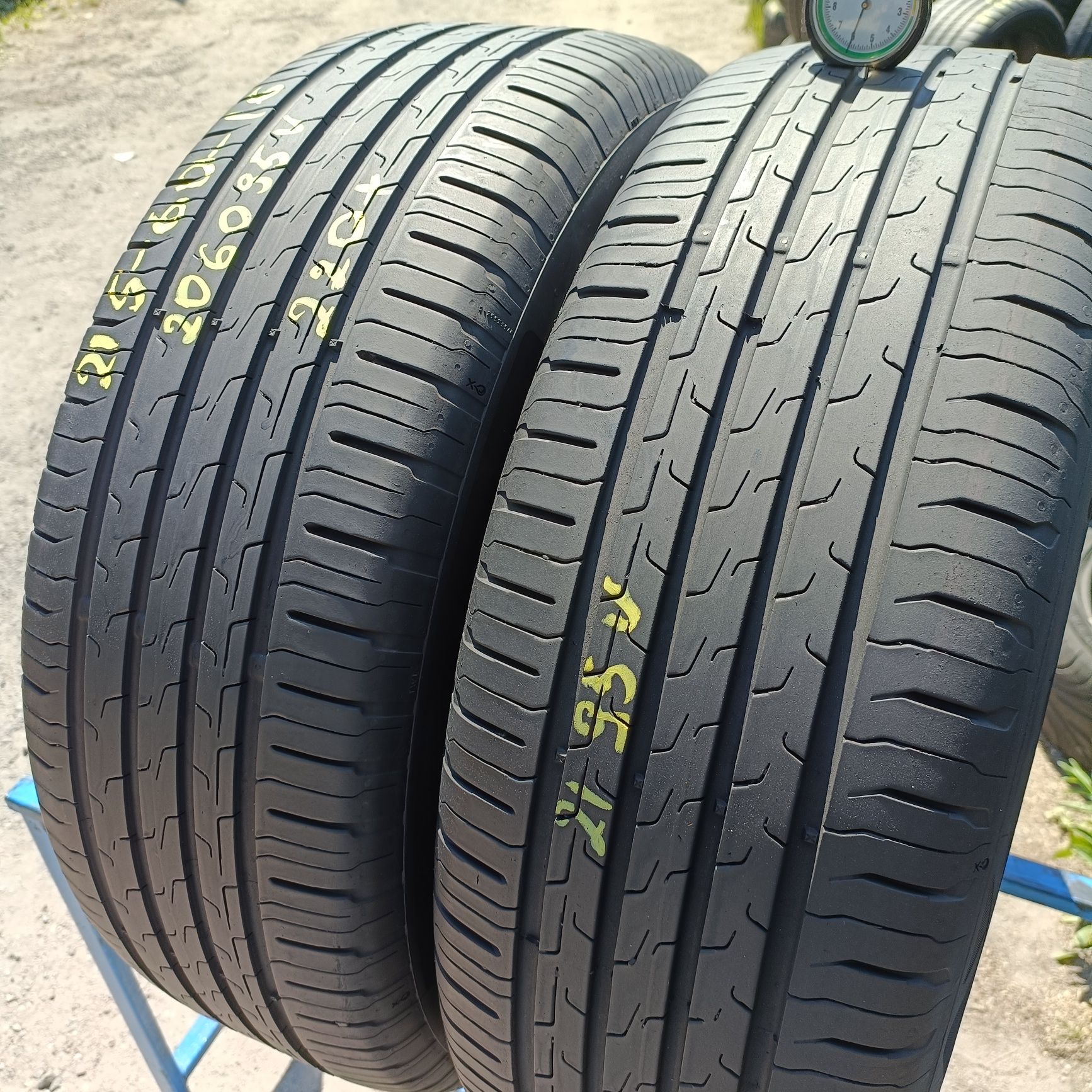 215/60r16 Continental EcoContact 6 z 2020r 6mm