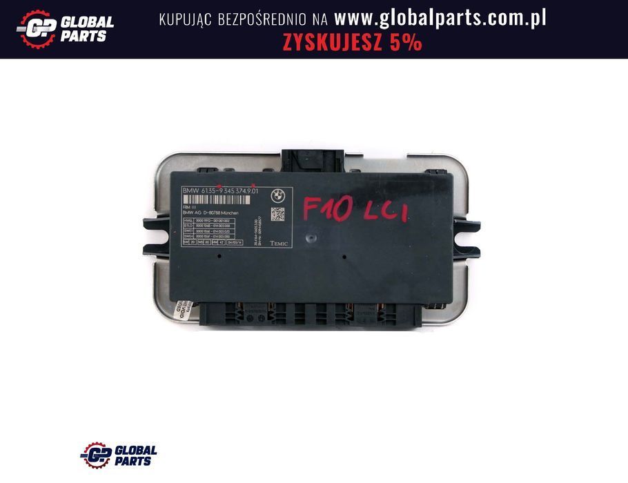 BMW F10 LCI Moduł Sterownik Świateł FRM3