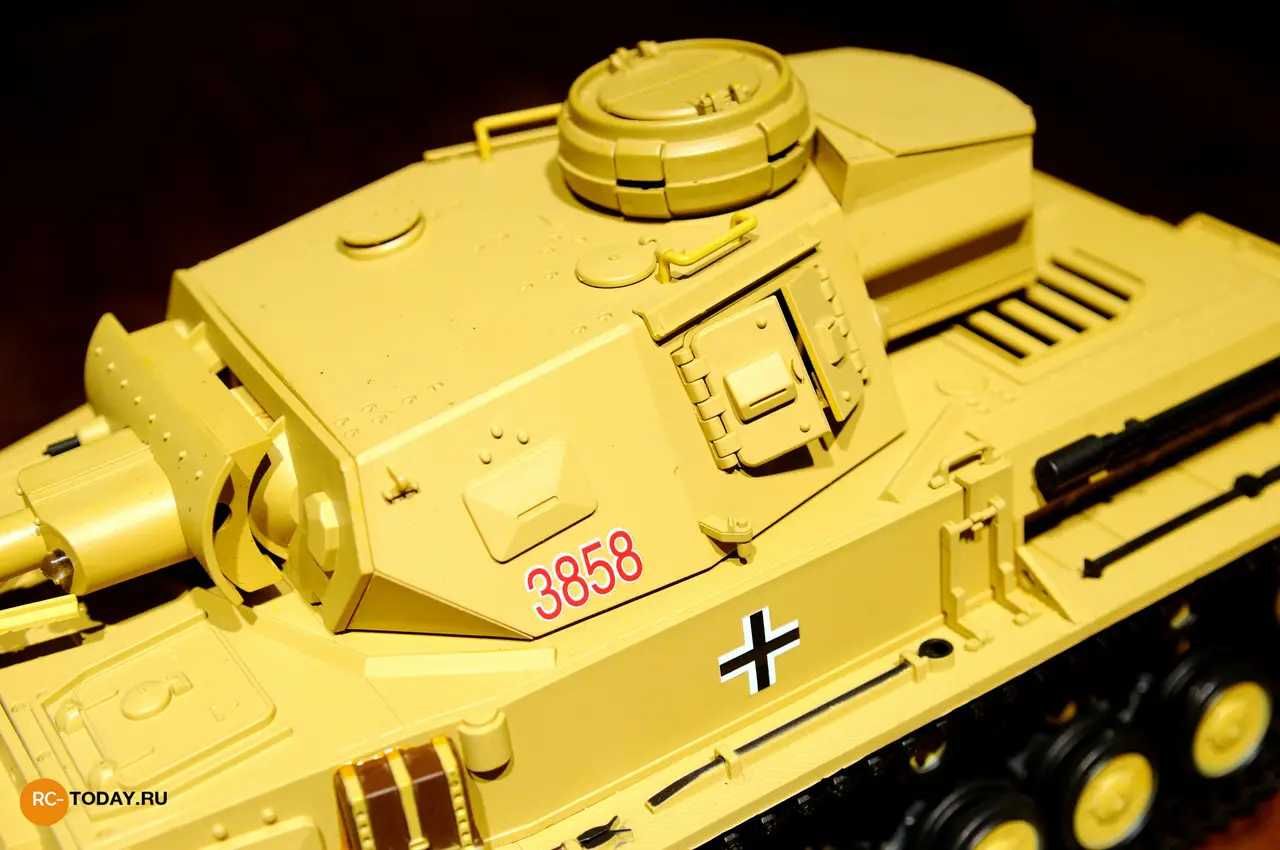 Tанк P/У Heng Long 1/16  (3858-1-Upg) DAK Pz Kpfw IV Ausf F-1