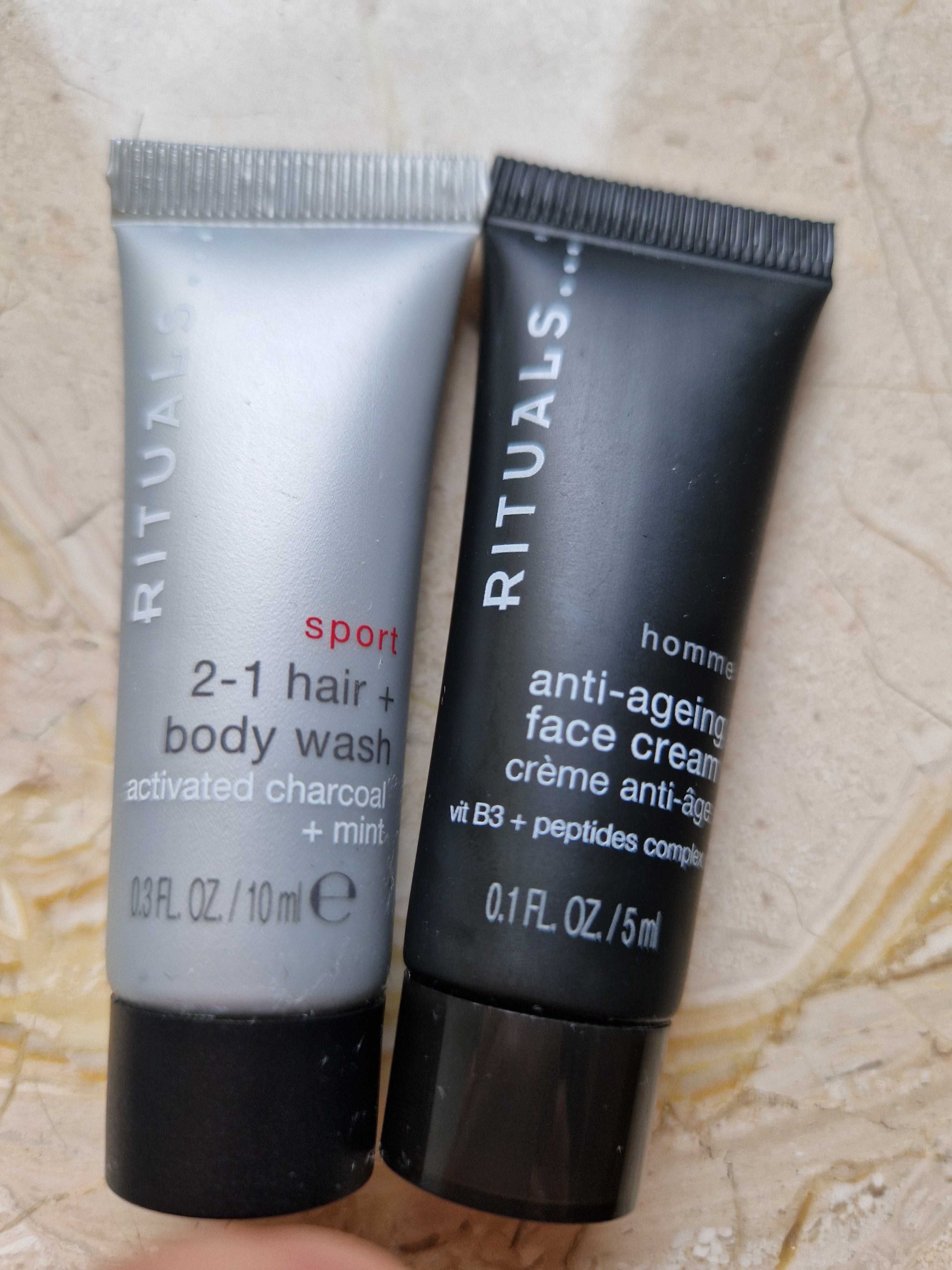 Rituals 2 próbki męskie krem do twarzy i żel do mycia