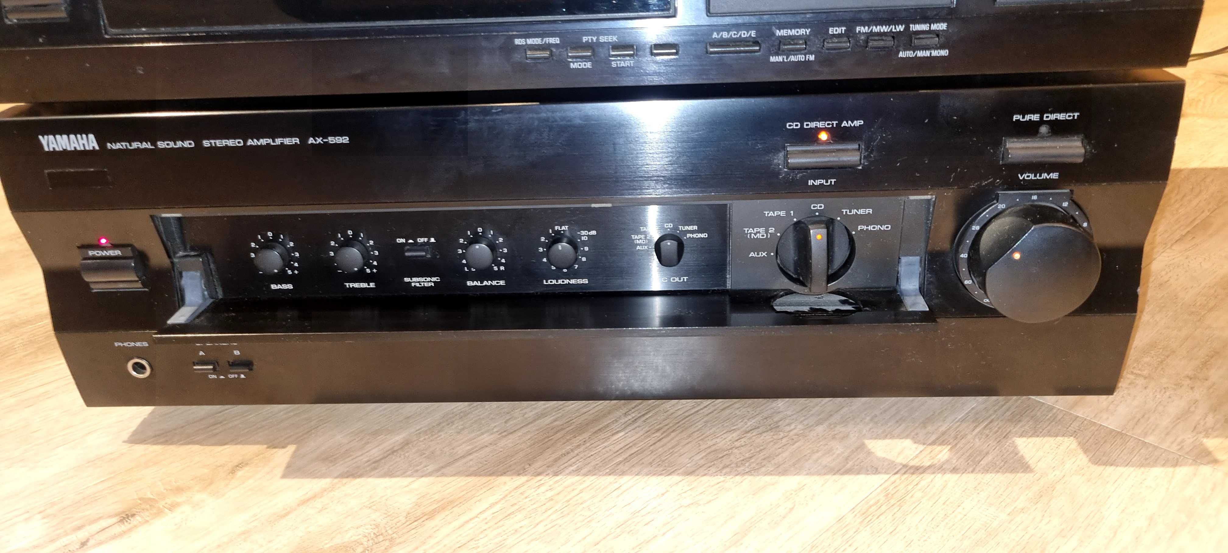 Zestaw yamaha AX-592 CDX-493 TX-492