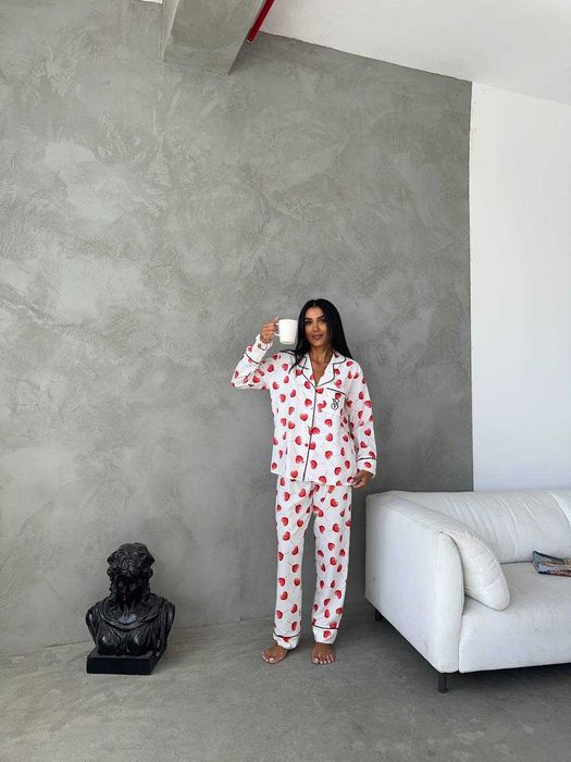 Піжама жіноча біла Вікторія Сікрет Victorias Secret, S-XL