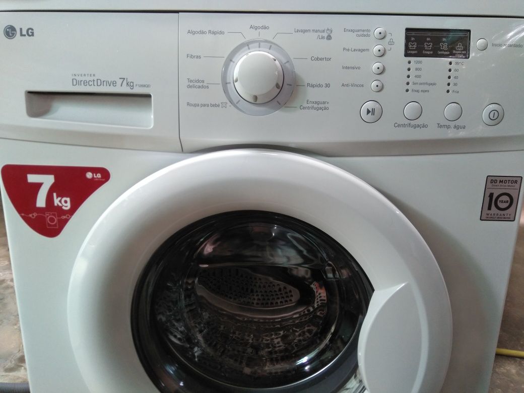 Máquina de lavar roupa LG 7 kg modelo F1268QD