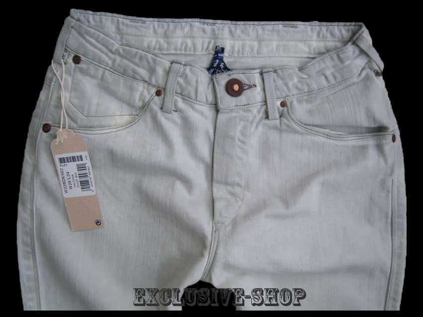 Jeansy damskie rurki Wrangler Blue Bella Rebecca W28 L34 pas 73 cm