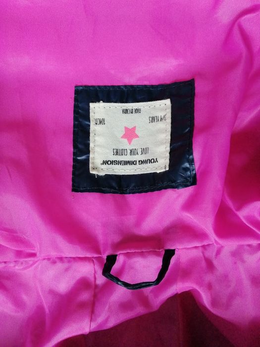 Casaco blusão azul escuro 3 / 4 anos 104 cm