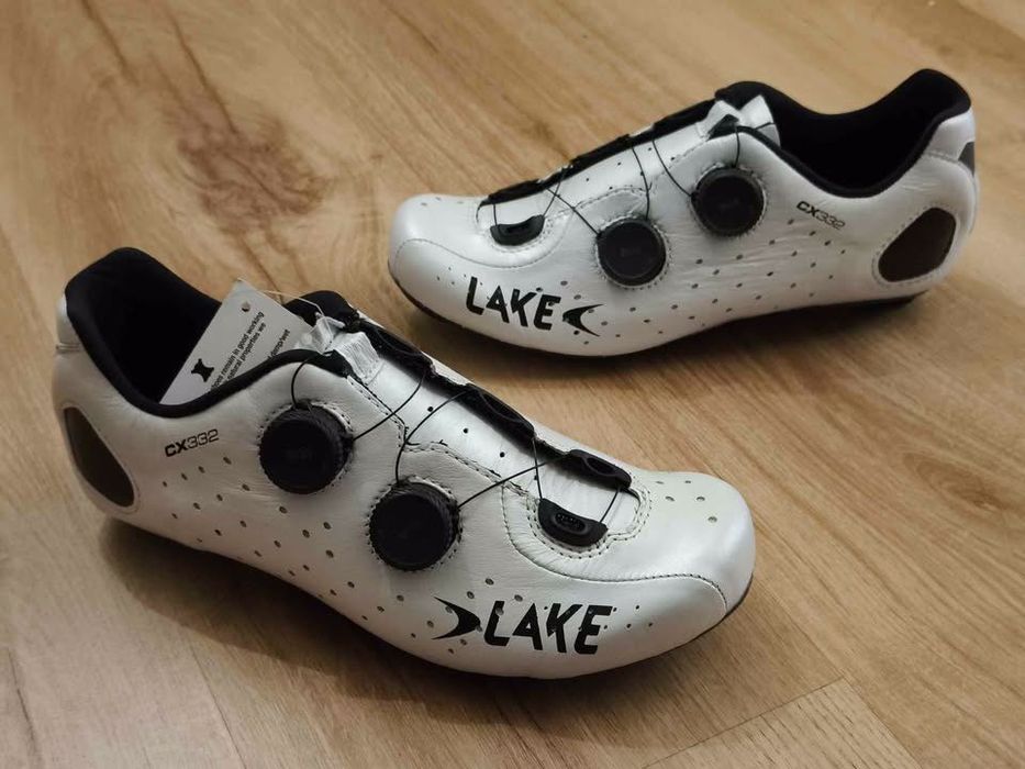 Sapatos de Ciclismo Lake CX332 Carbon "Termo-moldáveis" Novos