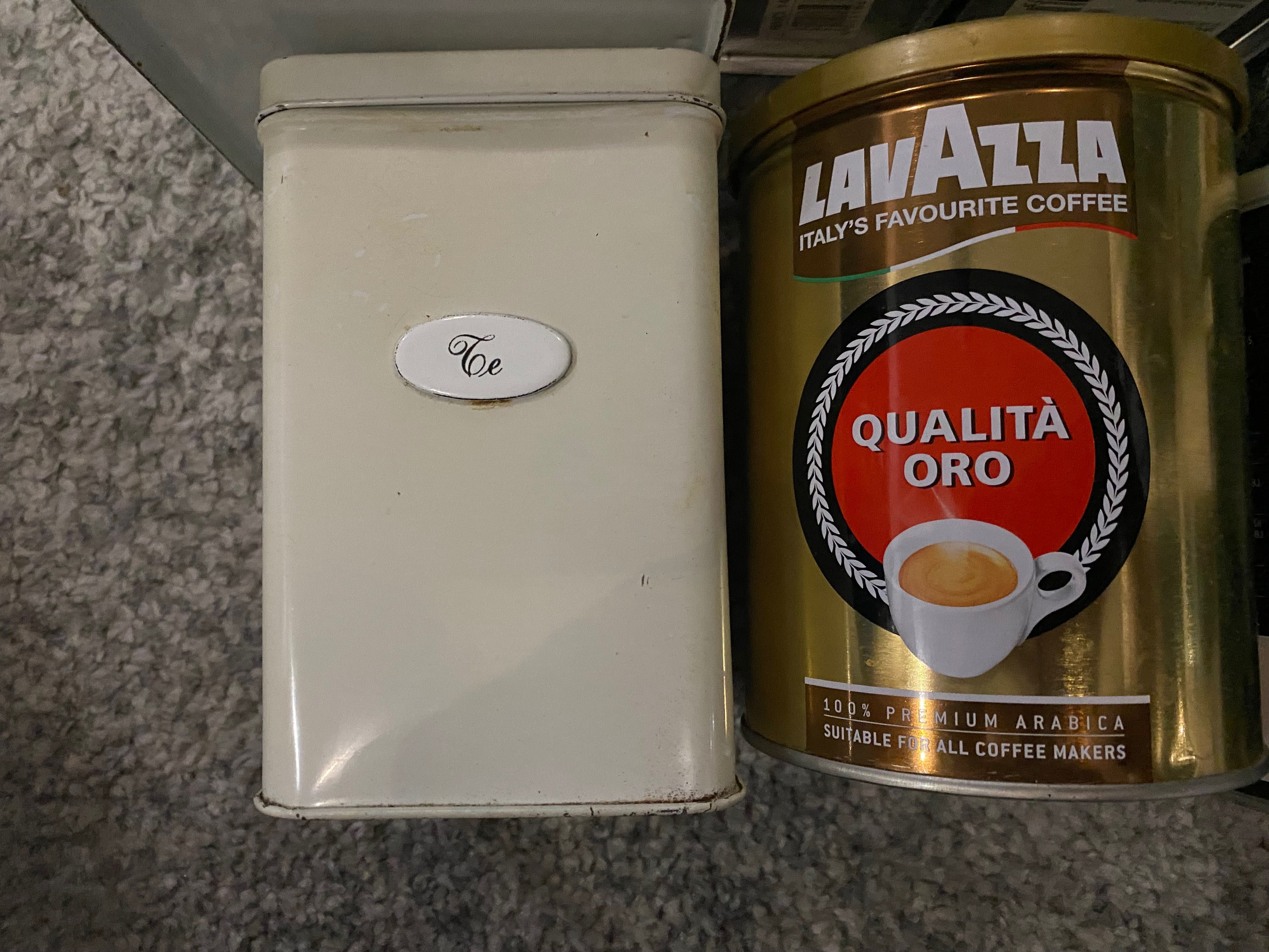 Puszki na kawę herbatę itp