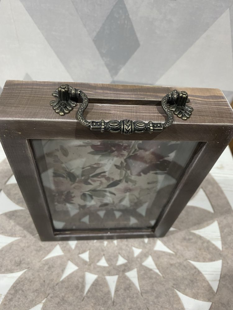 Skarbonka decoupage.