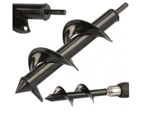 Świder do gleby na wiertarke 8 x 25cm MAR-POL