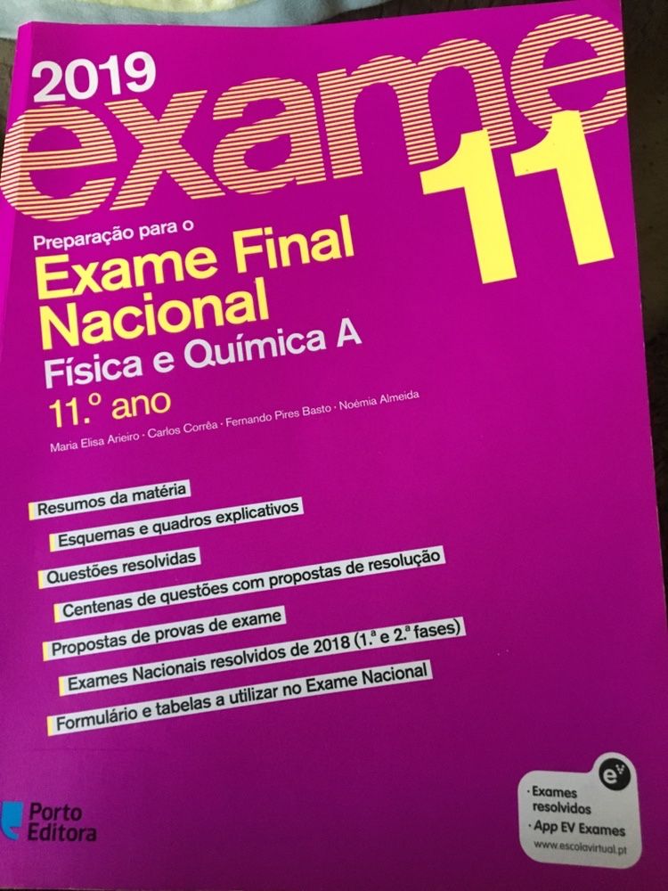 Preparacao Exame Final Nacional Fisica e Quimica A