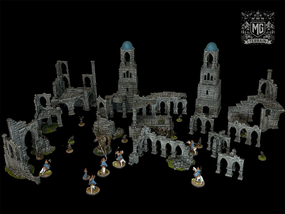 Zestaw Ruin Makiety do gry bitewnej lotrsbg mesbg saga bitewniaki