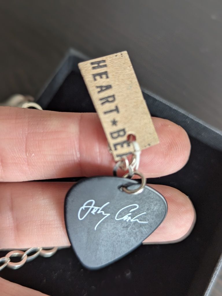 Johnny Cash Heartbeat biżuteria z części instrumentów srebro