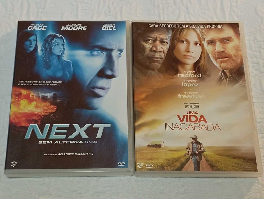 2 dvds: next e uma vida inacabada