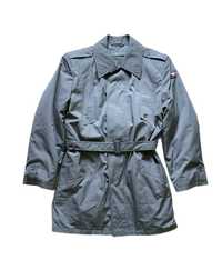 Szary płaszcz prochowiec M 48  militaria vintage 2002 z podpinka