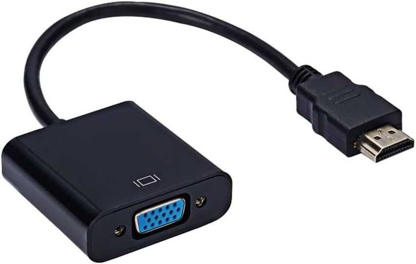Adaptador HDMI para VGA, conversor, Full HD 1080p