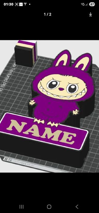 Impressao 3D qualquer cor e desenho