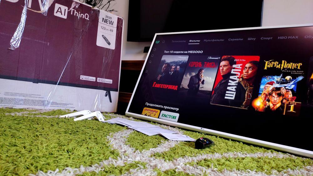 Стан нового білий 50" 4К LG , SmartTV, YouTube, WiFi, airplay