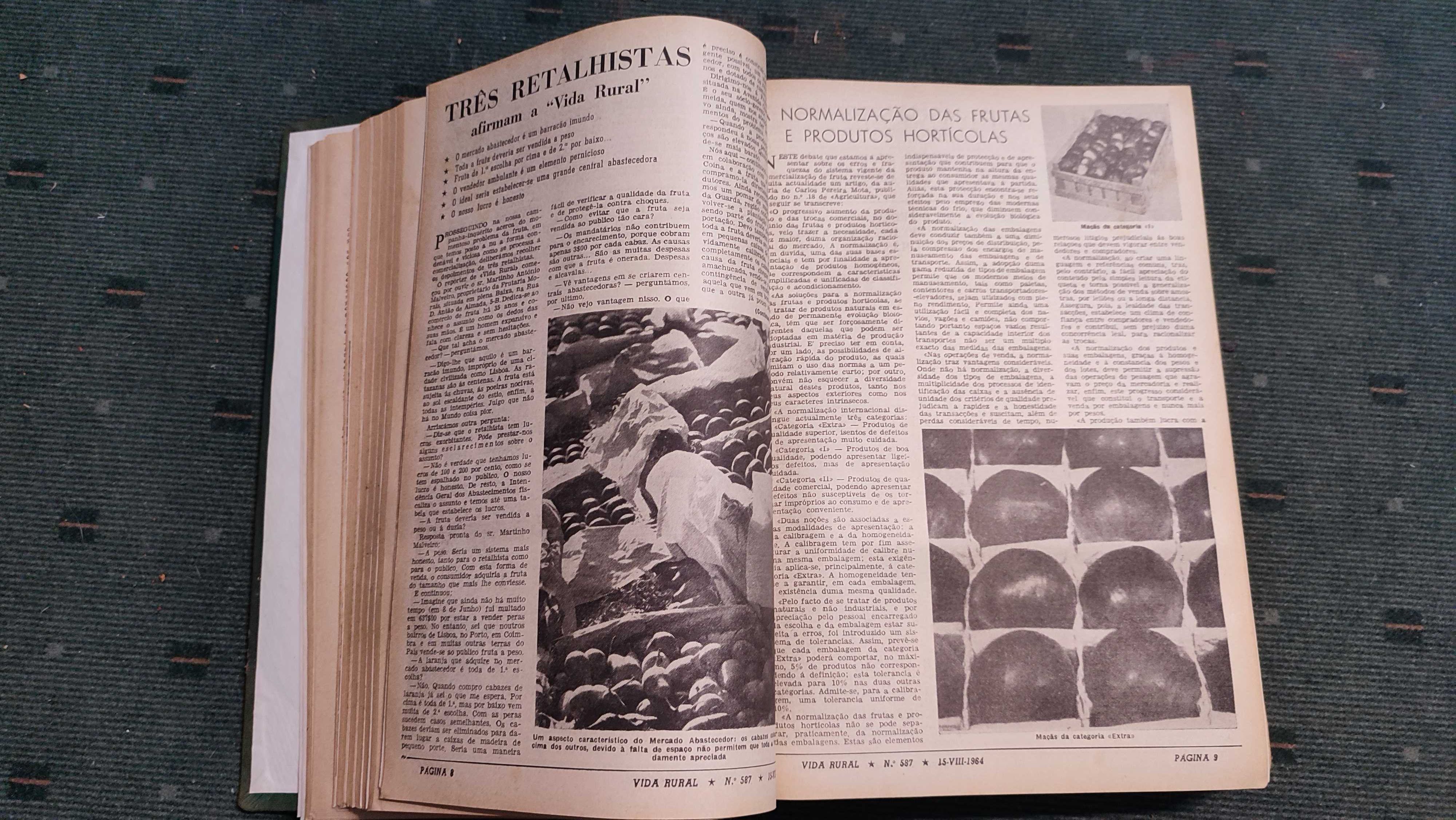 Vida Rural - 2º semestre 1964 - 25 revistas encadernadas