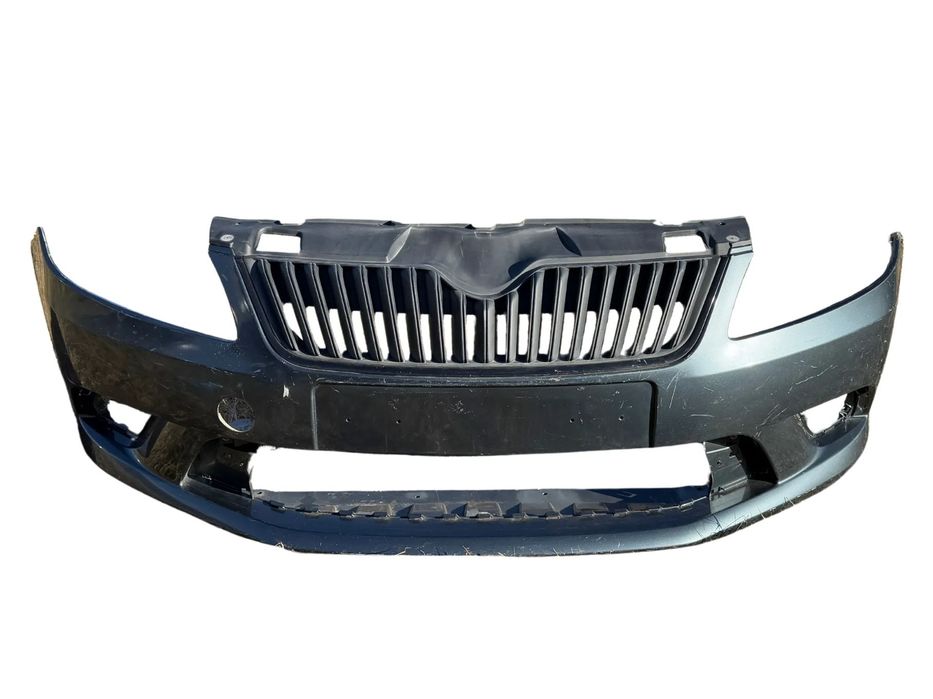 ZDERZAK PRZEDNI SKODA	FABIA II LIFT RS	PRZÓD	2010-	OE UŻYWANY	Z GRILLEM 5J0807221H