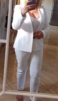 Elegancki biały garnitur,  XL. NOWY! RESERVED