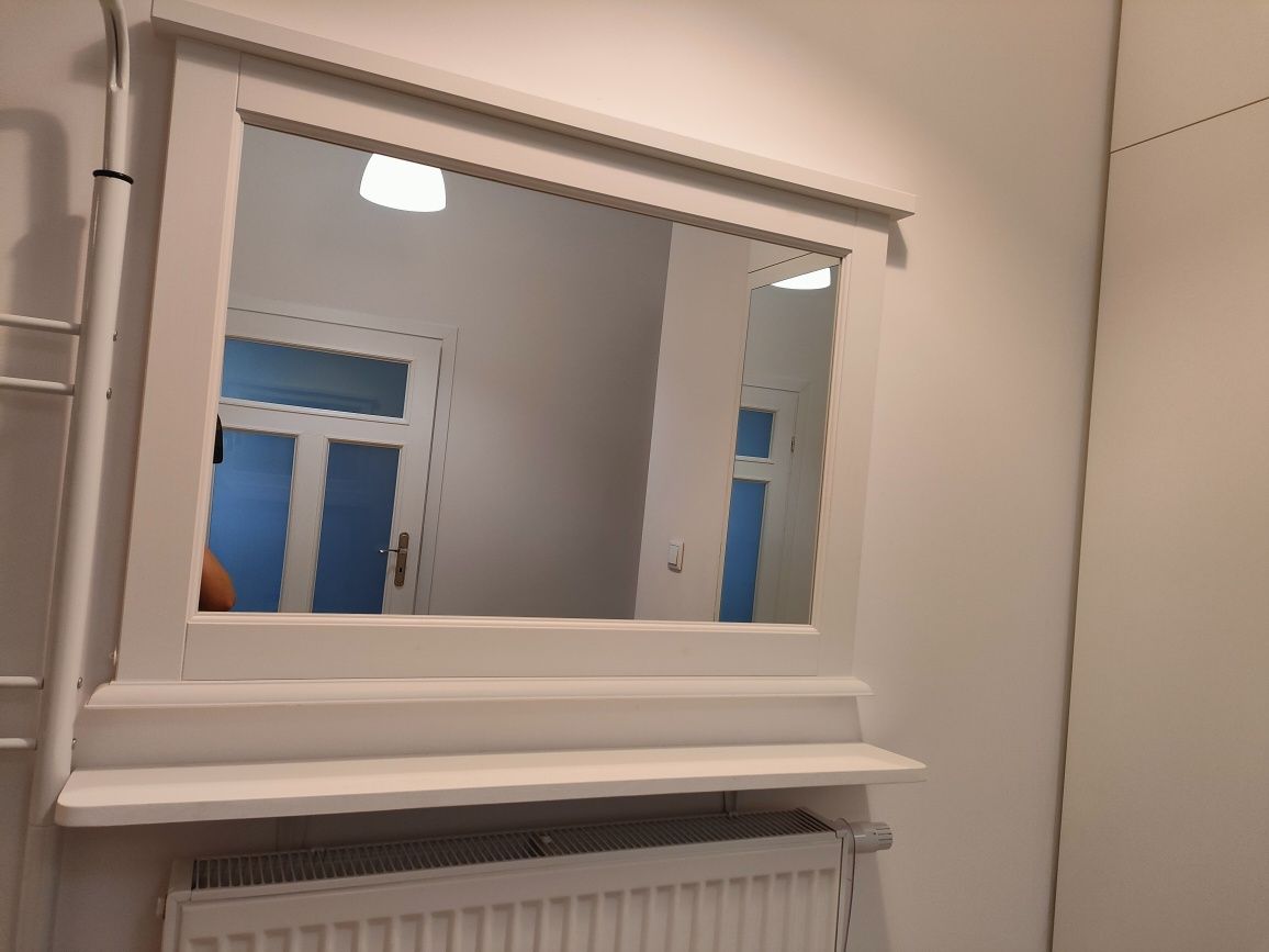 Lustro białe styl prowansalski