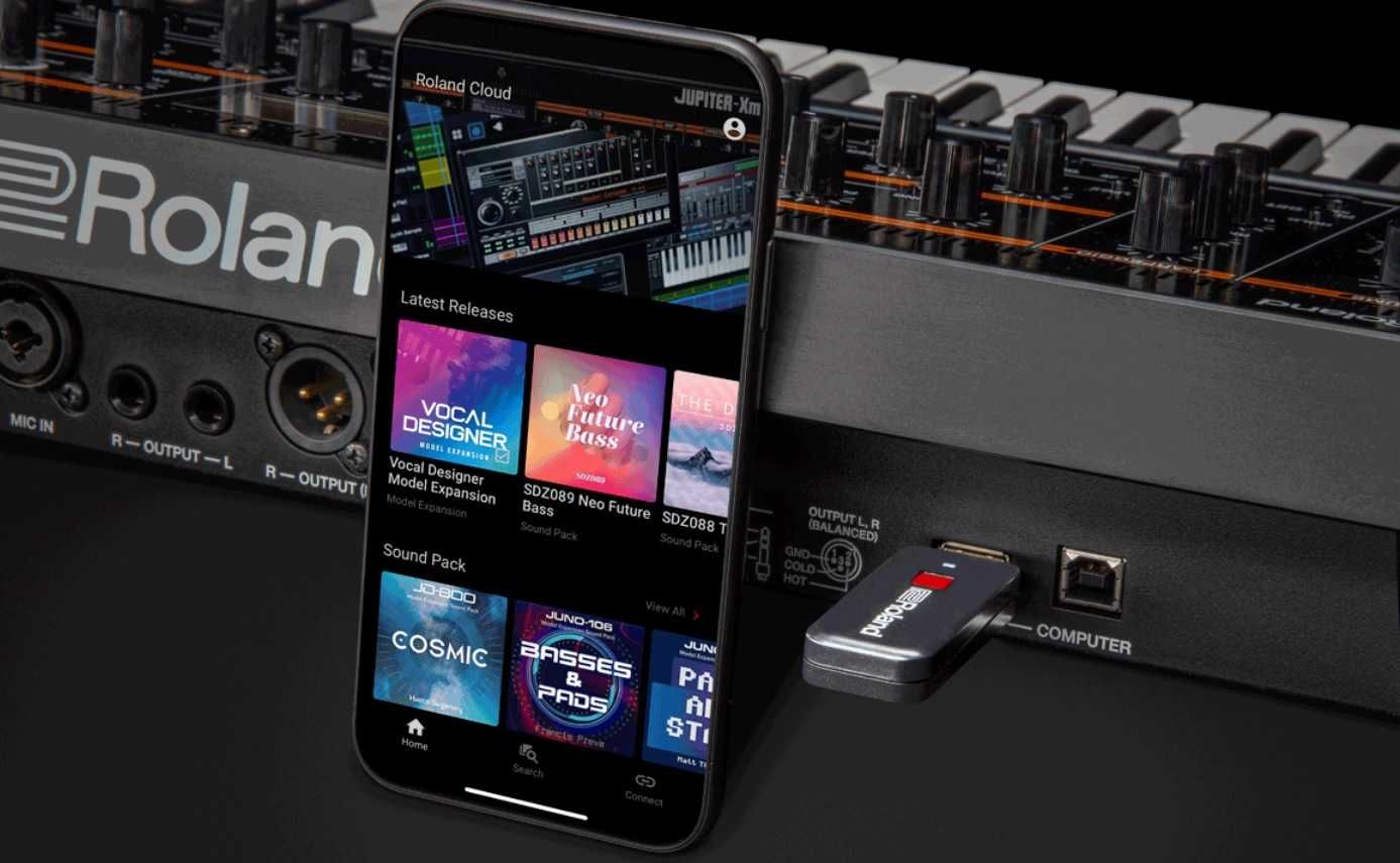 Roland JUPITER-Xm syntezator polifoniczny 4 warstwy + 1 perkusyjna