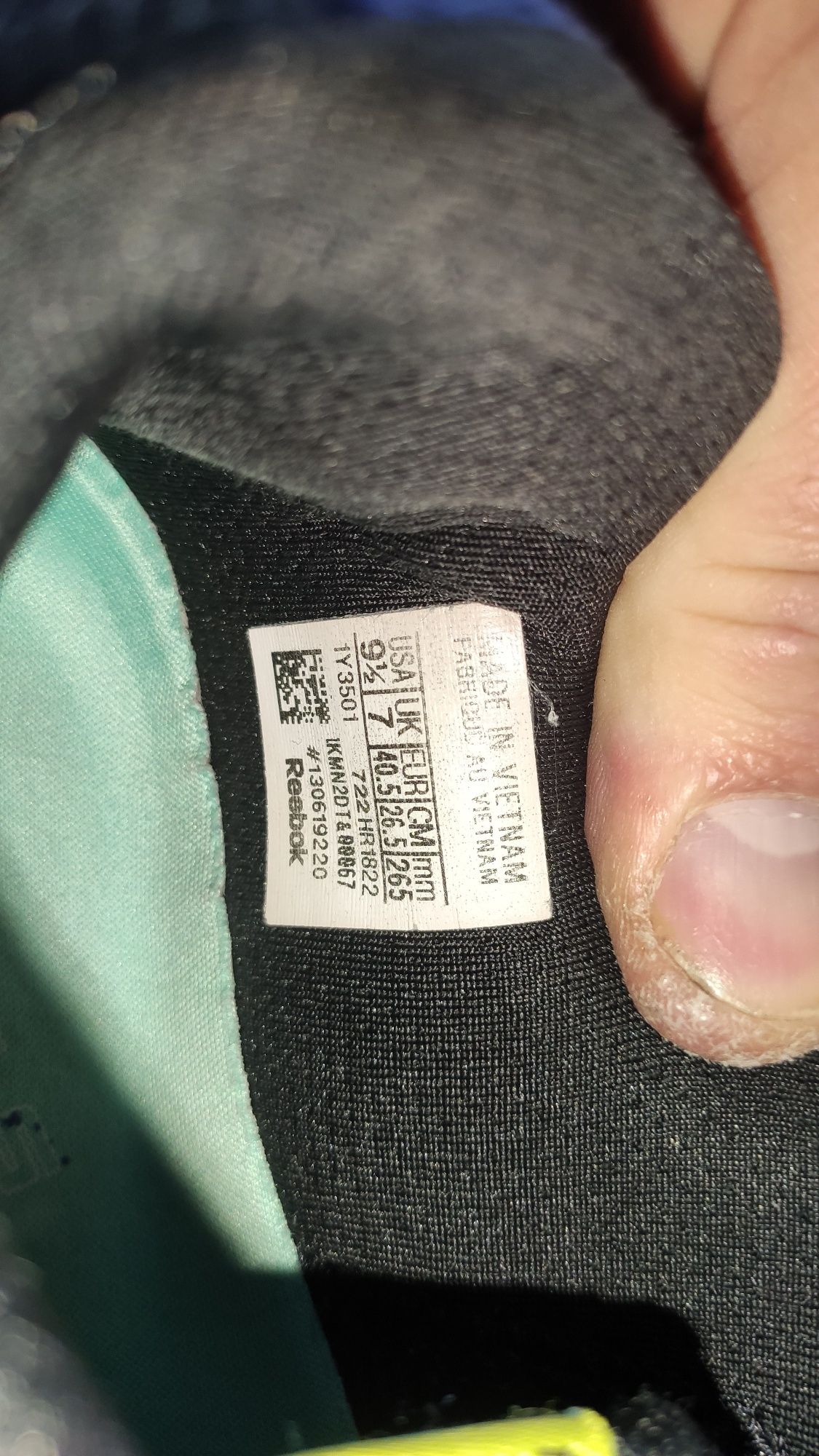Чорні кросівки Reebok Nano X2.Розмір 41