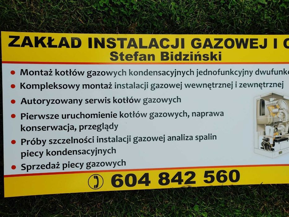 NAPRAWA piecyków gazowych montaż przyłączy gazowych Bytom Krzepice