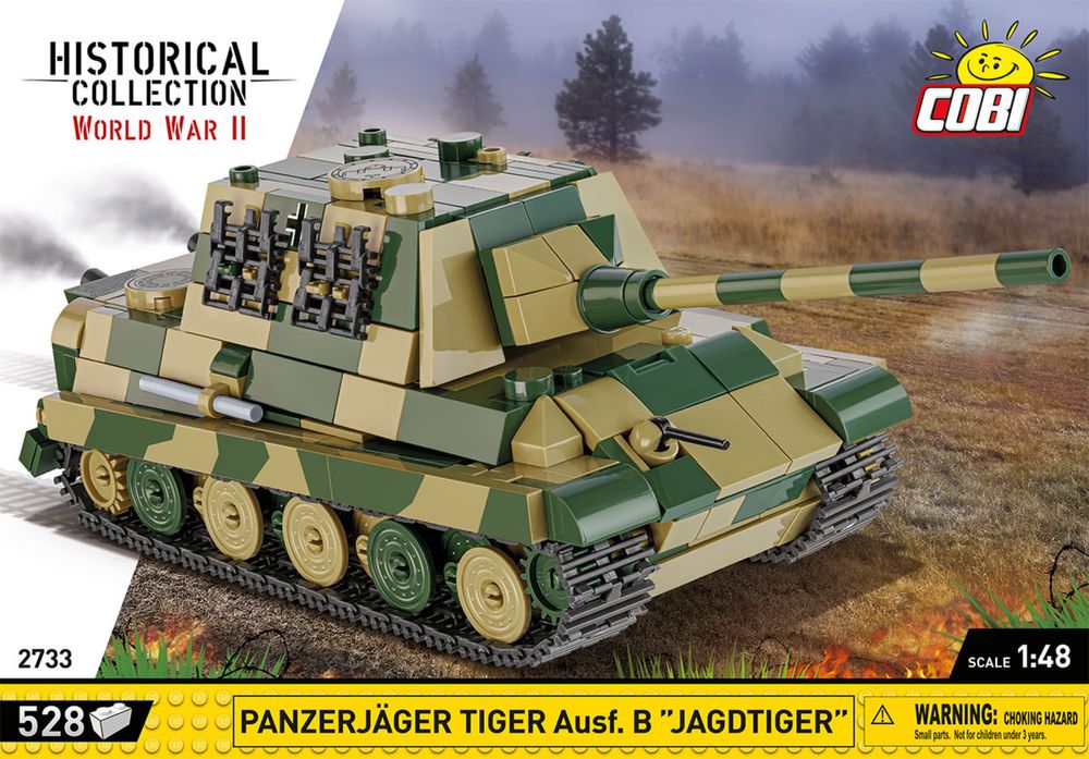 Klocki Cobi 2733 czołg Panzerjäger Tiger Ausf.B Jagdtiger