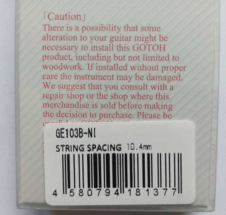 Mostek gitarowy GOTOH typu Gibson Tuneomatic