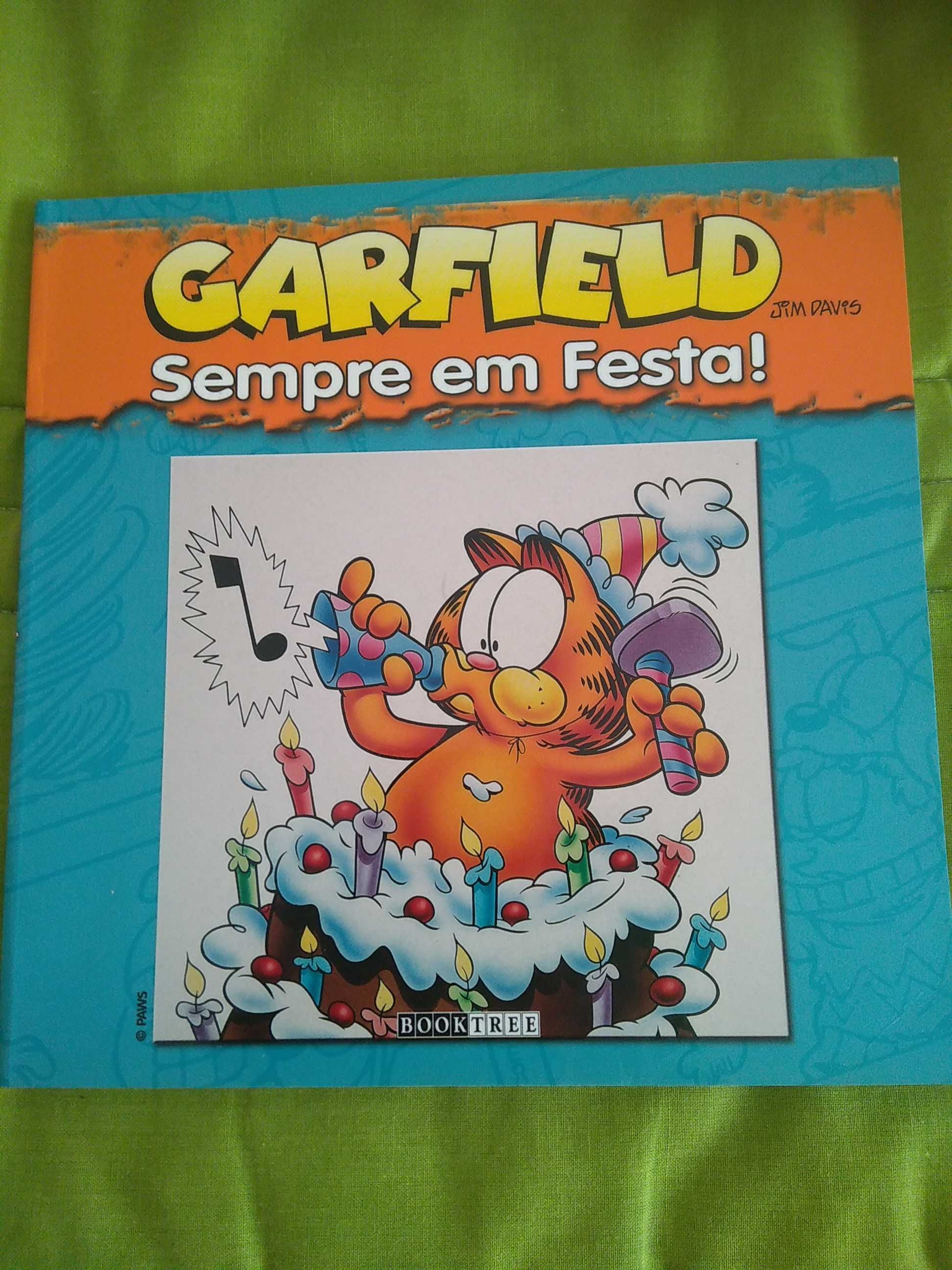 Garfield sempre em festa