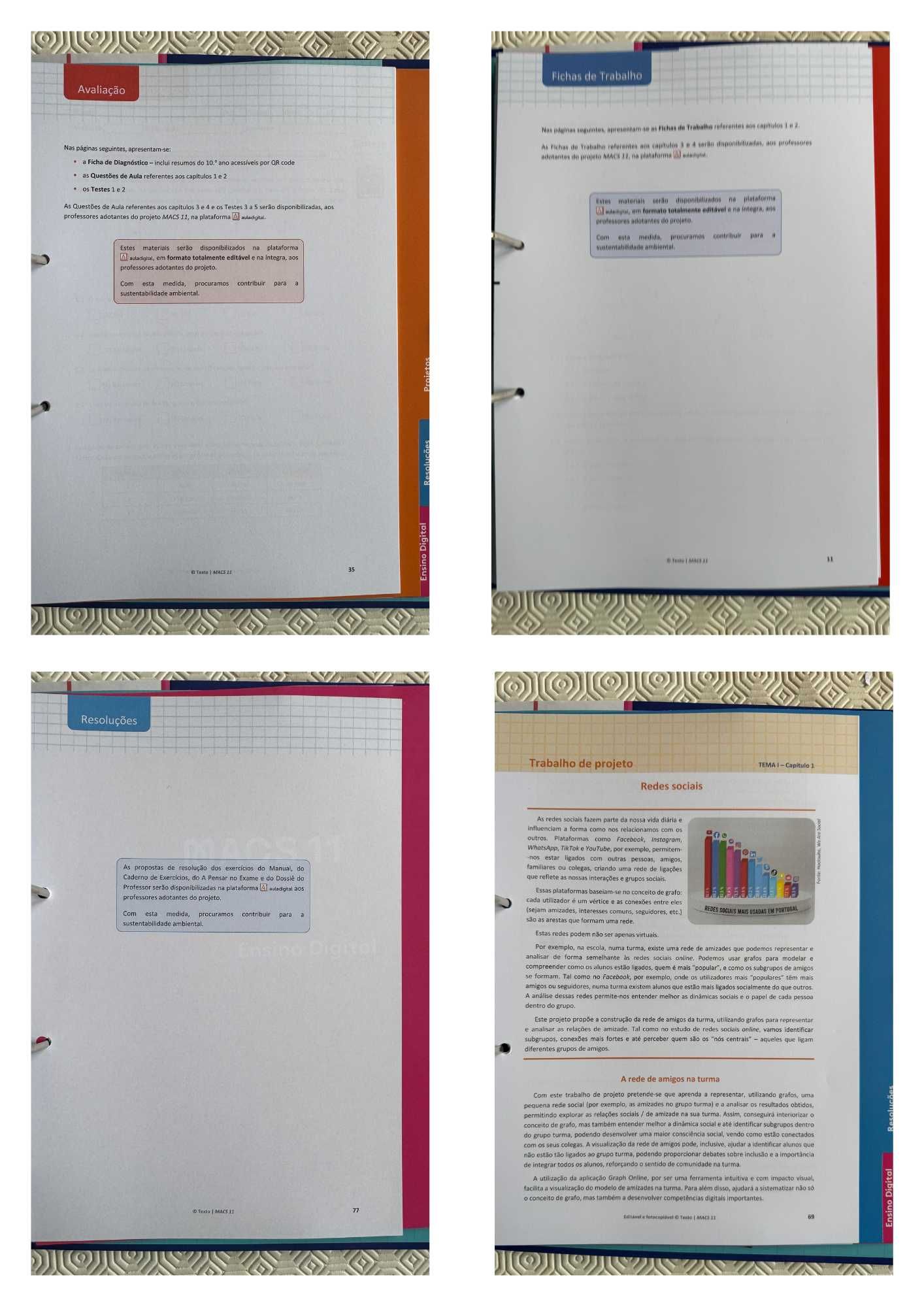 MACS 11 Texto Editora Dossier de Professor NOVO