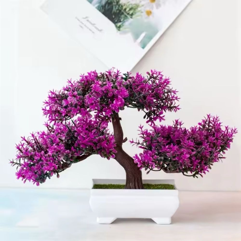 Sztuczne drzewko Bonsai w doniczce to elegancka dekoracja do domu