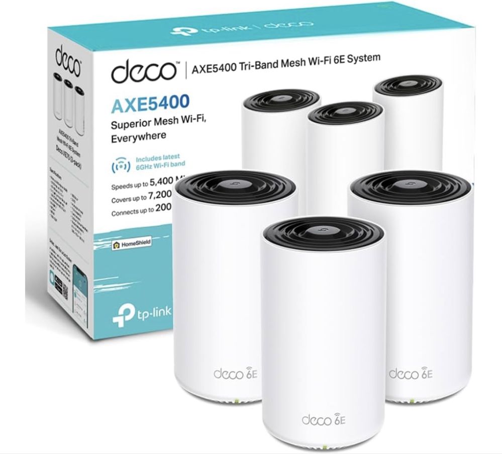 Deco XE75 mesh triband Wifi 6E - 3 routers