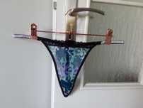 Panterkowe stringi,XL
