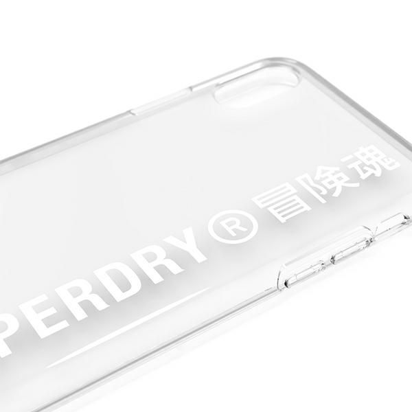 Superdry Snap Iphone X/Xs Clear Case Biały/White 41576