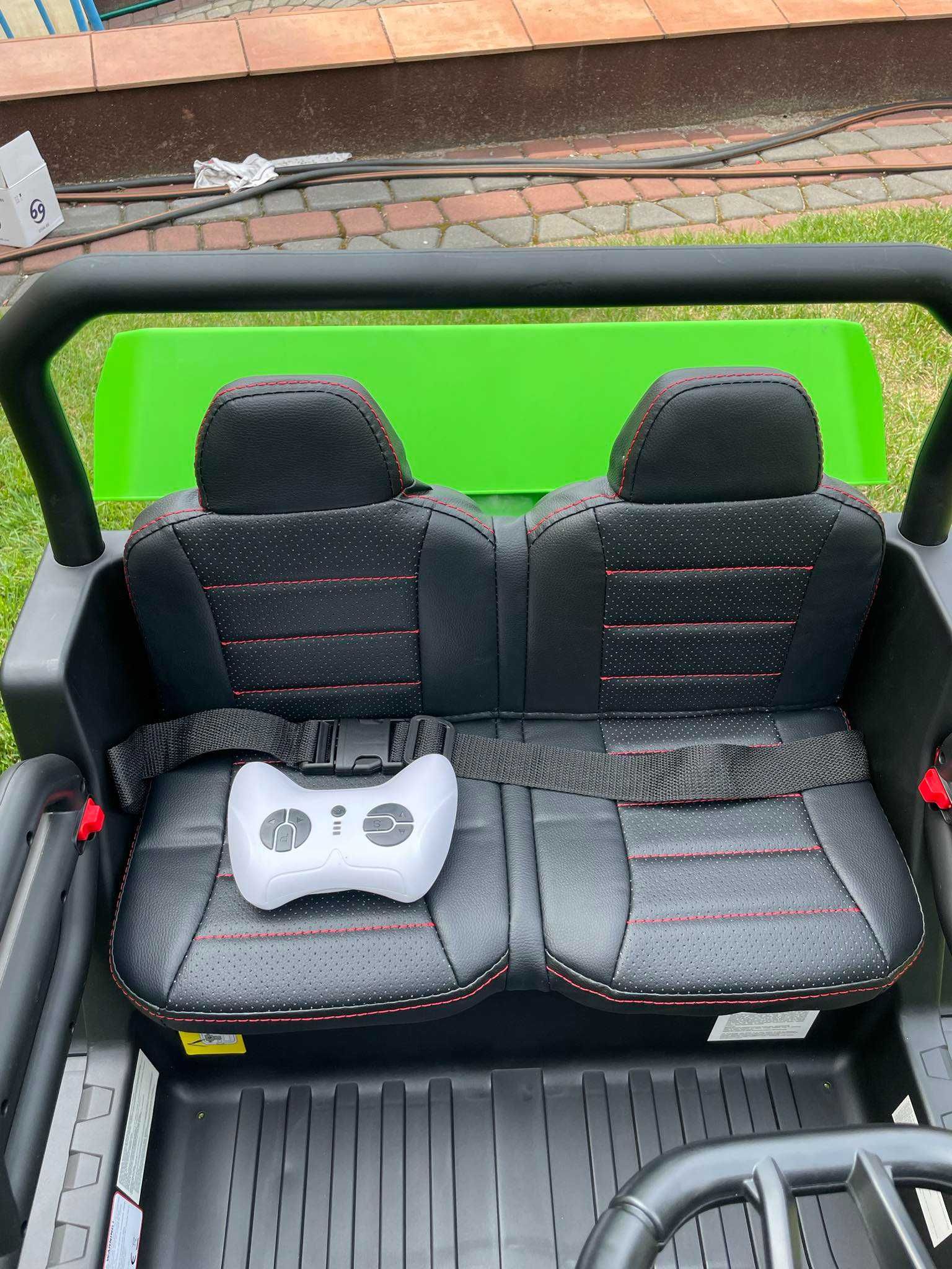 Wywrotka na akumulator ciężarówka 4x4 EVA Dwuosobowy Samochód + kiper