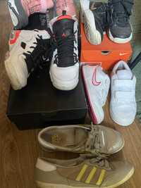 Кроссовки и ботинки 35р Nike, Jordan, Adidas, Skethers