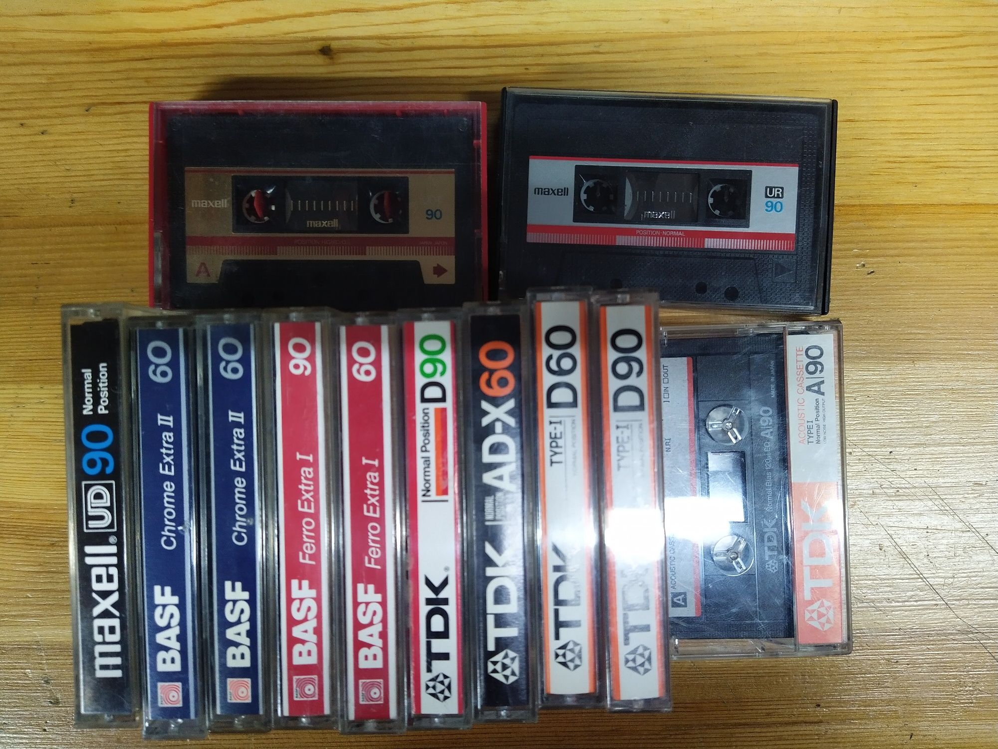 Kasety magnetofonowe TDK,MAXELL, BASF