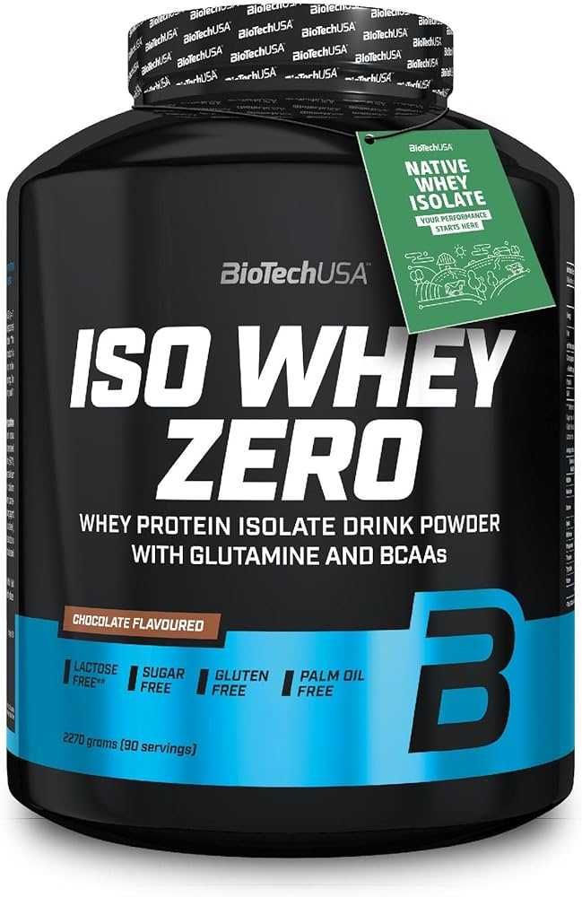 Odżywka białkowa BiotechUSA Iso Whey Zero - smak Czekolada (2270 g)