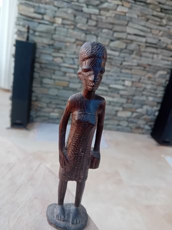 Figurka rzeźba kobiety palisander Kongo