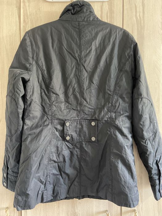 Tom Tailor damska kurtka czarna rozm 36 S pikowana ocieplana woskowana