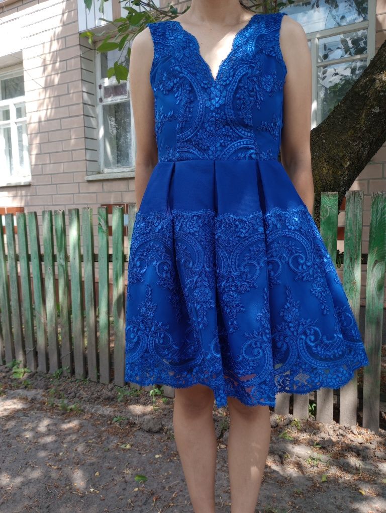 Плаття жіноче синє