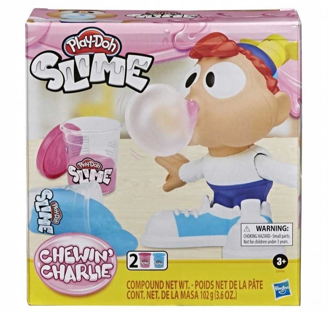 NOWY zestaw komplet Play-Doh Slime Karol żuje gumę balony E8996