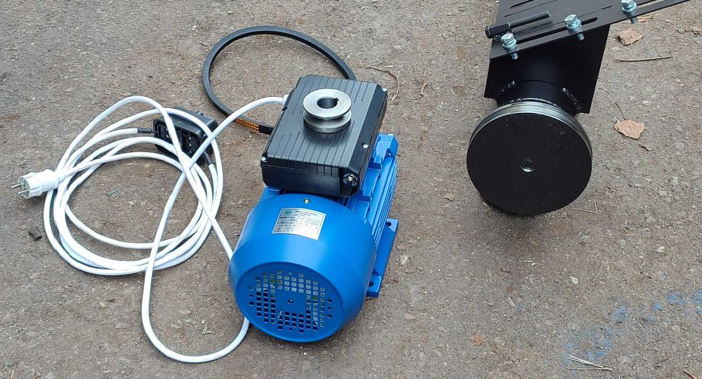 Шнековий погрузчик 133 мм, 6 м з двигуном 3 квт, 1500 об, 220В. Акція.