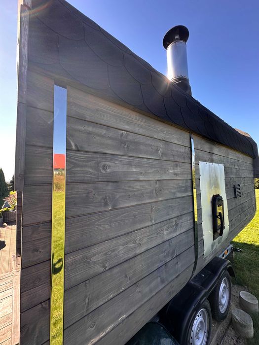 Sauna Mobilna Kwadro Premium na przyczepie DMG 1300 kg