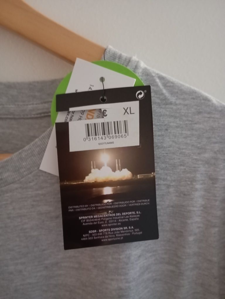 T shirt XL para homem NASA