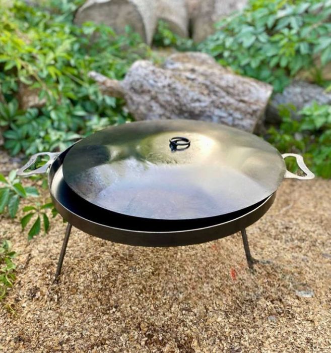 Найкраща ціна! Сковорода з диска для пікніка барбекю садж гриль мангал